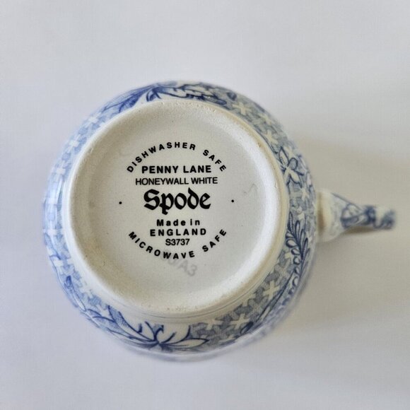 Spode Penny Lane Honeywall White Tea Coffe Cup Made In England Microwave Safe - Picture 9 of 10